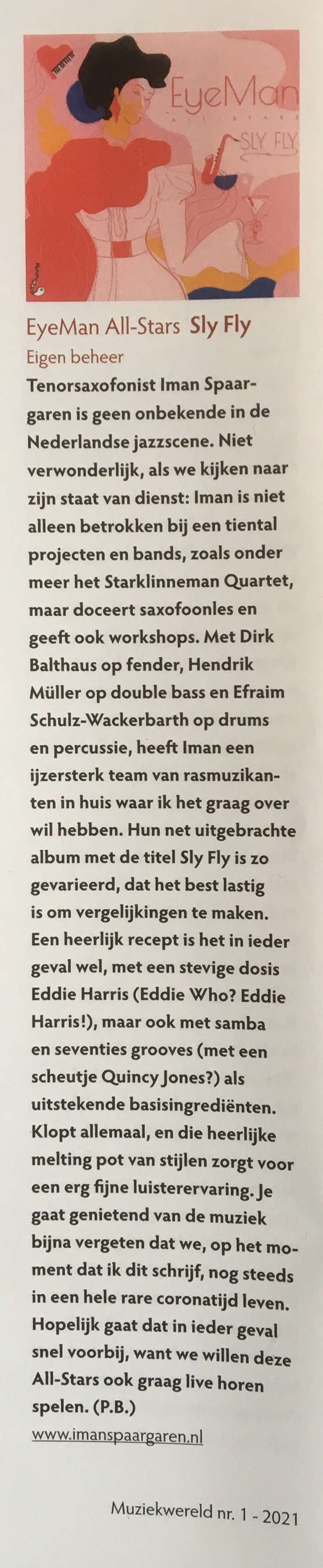 Review Sly Fly in Muziekwereld