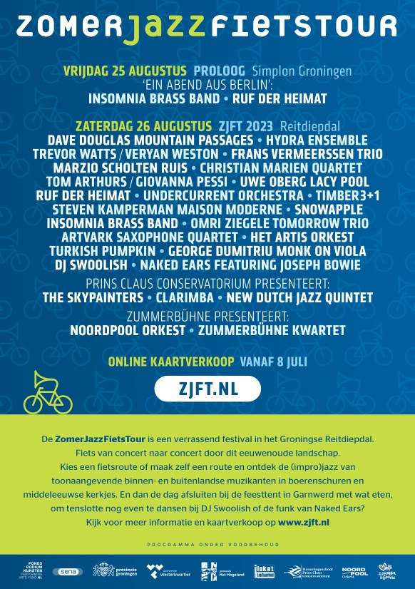 Zomer Jazz Fiets Tour 2023